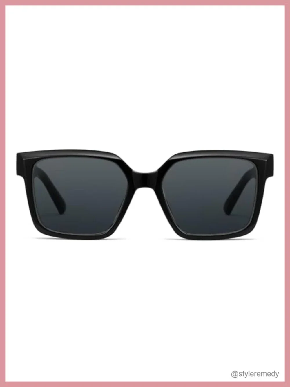 Square Oversized Chunky Frame Streetwear Sunglasses with Headband Function